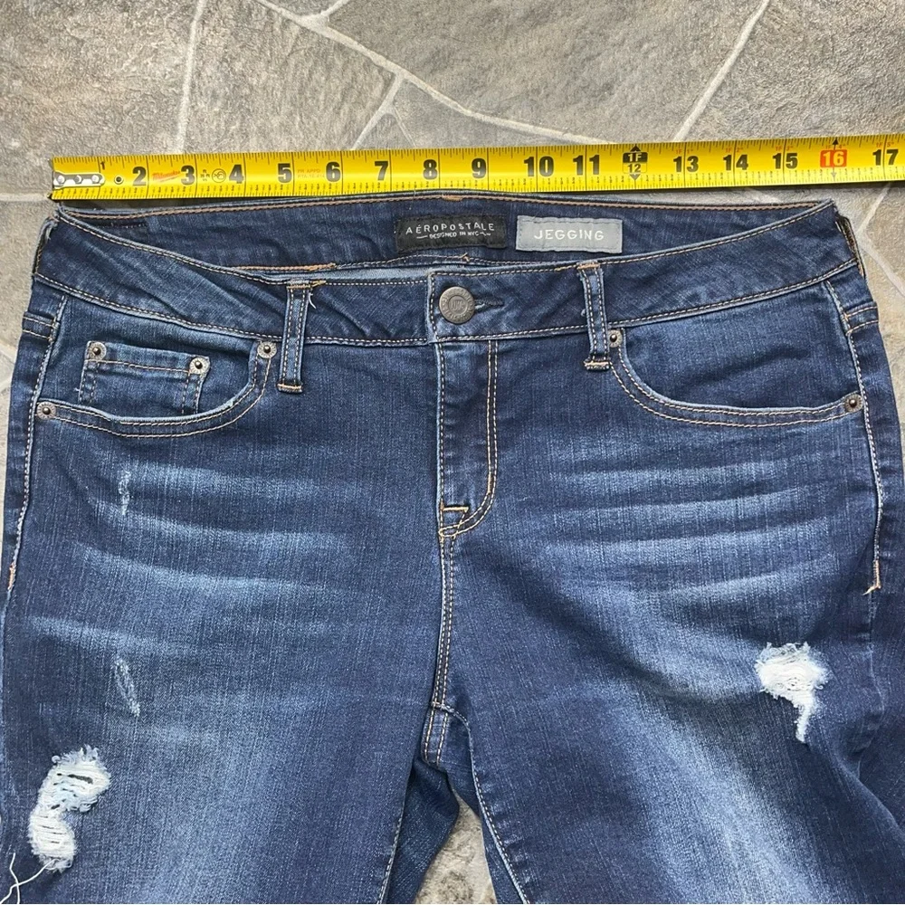 Aeropostale Distressed Jeggings - Picture 8 of 11